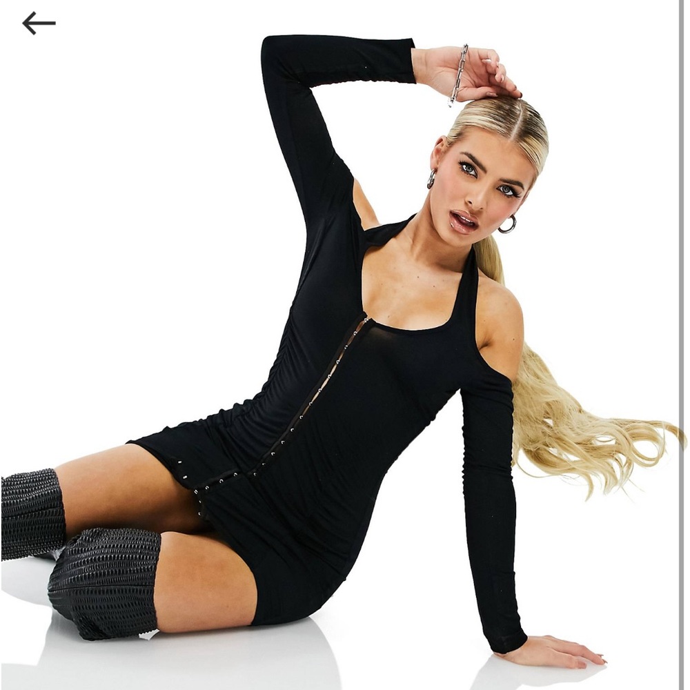 ASOS black mini dress